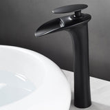 Bathroom Sink Faucet - Dunkel Bathroom Waterfall Faucet Single Hole Single handle - undefined - Signature Faucets