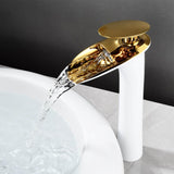Bathroom Sink Faucet - Dunkel Bathroom Waterfall Faucet Single Hole Single handle - undefined - Signature Faucets
