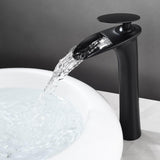 Bathroom Sink Faucet - Dunkel Bathroom Waterfall Faucet Single Hole Single handle - undefined - Signature Faucets
