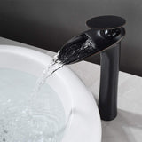 Bathroom Sink Faucet - Dunkel Bathroom Waterfall Faucet Single Hole Single handle - undefined - Signature Faucets