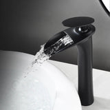 Bathroom Sink Faucet - Dunkel Bathroom Waterfall Faucet Single Hole Single handle - undefined - Signature Faucets