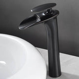 Bathroom Sink Faucet - Dunkel Bathroom Waterfall Faucet Single Hole Single handle - undefined - Signature Faucets