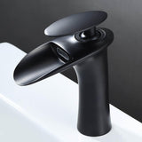 Bathroom Sink Faucet - Dunkel Bathroom Waterfall Faucet Single Hole Single handle - undefined - Signature Faucets