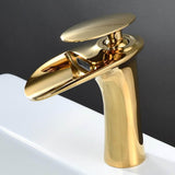 Bathroom Sink Faucet - Dunkel Bathroom Waterfall Faucet Single Hole Single handle - undefined - Signature Faucets