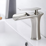 Helfer Waterfall Basin Bathroom Sink Faucet Single handle