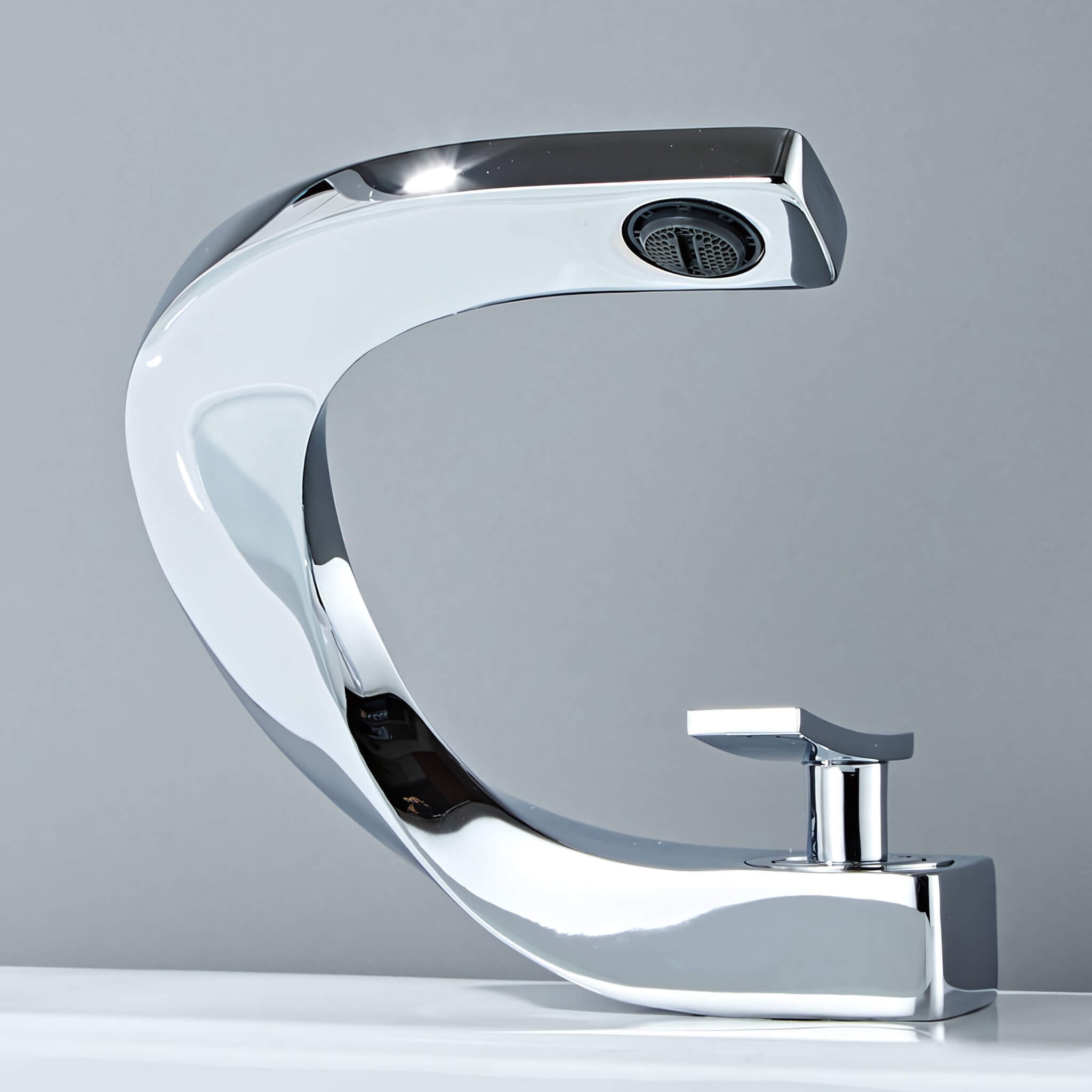 Colm-Unique-Design-Basin-Bathroom-Sink-Faucet-Single-Handle-Single-Hole-Chrome-Signature Faucets #color_chrome