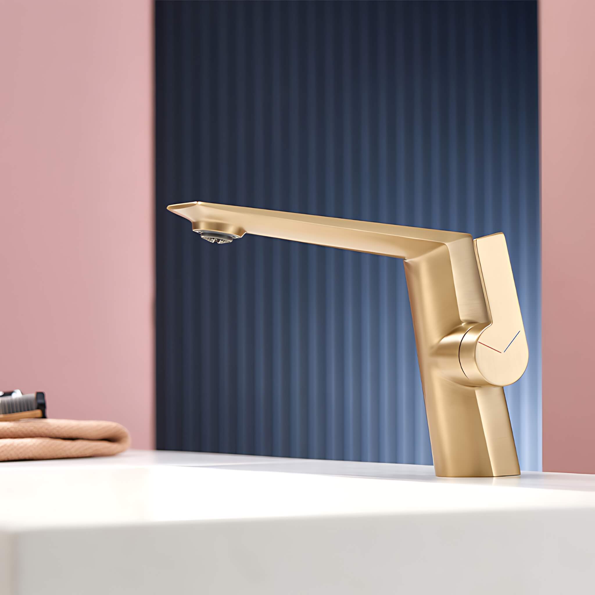 Kissinger-modern-basin-bathroom-sink-faucet-single-handle-single-hole-brushed-gold-signature faucets- #color_brushed gold