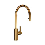 Kitchen-Faucet-Discreeto-Single-Hole-Kitchen-Faucet-With-Pull-Out-Spout-brushed-gold-Signature-Faucets #color_brushed gold