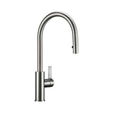 Kitchen-Faucet-Discreeto-Single-Hole-Kitchen-Faucet-With-Pull-Out-Spout-brushed-nickel-Signature-Faucets #color_brushed nickel