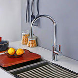 Kitchen-Faucet-Discreeto-Single-Hole-Kitchen-Faucet-With-Pull-Out-Spout-chrome-Signature-Faucets #color_chrome