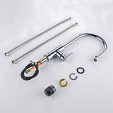 Kitchen-Faucet-Discreeto-Single-Hole-Kitchen-Faucet-With-Pull-Out-Spout-chrome-Signature-Faucets #color_chrome