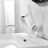 Bathroom Sink Faucet - Adam Modern Waterfall Bathroom Sink Faucet Deck Mounted Single Hole - undefined - Signature Faucets