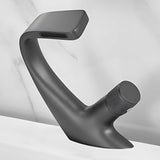 Bathroom Sink Faucet - Adam Modern Waterfall Bathroom Sink Faucet Deck Mounted Single Hole - undefined - Signature Faucets