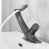 Bathroom Sink Faucet - Adam Modern Waterfall Bathroom Sink Faucet Deck Mounted Single Hole - undefined - Signature Faucets