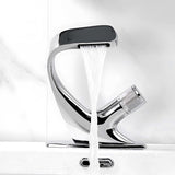Bathroom Sink Faucet - Adam Modern Waterfall Bathroom Sink Faucet Deck Mounted Single Hole - undefined - Signature Faucets
