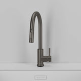 Stainless steel kitchen faucet - Imperium Touch Control Dual Function Pull Out sprayer Spout Kitchen Faucet - Gunmetal Gray - Signature Faucets #color_gunmetal gray