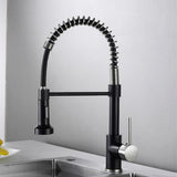 Kitchen Faucet - Spiro Single-Hole Kitchen Faucet with Pull-Down Spring Spout - undefined - Signature Faucets