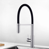 Kitchen Faucet - Dion High Arch Single Hole Single Handle Pull Down Sprayer Kitchen Faucet - undefined - Signature Faucets