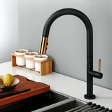 Kitchen Faucet - Laufer Single-Hole Kitchen Faucet With Pull Out Spring Spout - undefined - Signature Faucets