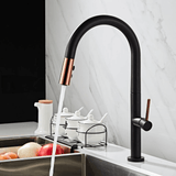 Kitchen Faucet - Laufer Single-Hole Kitchen Faucet With Pull Out Spring Spout - undefined - Signature Faucets