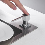 Soap Dispenser - Culp Deck Mounted Kitchen Sink Soap Dispenser 400ml (13.5oz) Square Pump Brass Construction - undefined - Signature Faucets