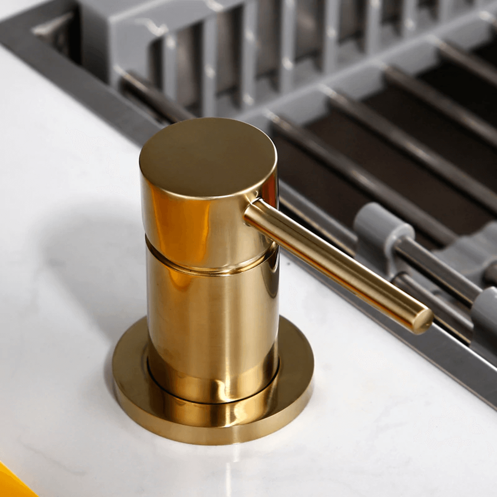 Kitchen Faucet - Dux 2-Hole Kitchen Faucet 360 Degree Swivel Spout - undefined - Signature Faucets