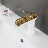 Bathroom Sink Faucet - Helfer Waterfall Basin Bathroom Sink Faucet Single handle - undefined - Signature Faucets