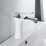 Bathroom Sink Faucet - Helfer Waterfall Basin Bathroom Sink Faucet Single handle - undefined - Signature Faucets