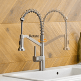 Kitchen Faucet - Apollo Single-Hole Kitchen Faucet with Pull-Down Spring Spout - undefined - Signature Faucets
