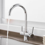 Kitchen Faucet - André Three Way Drinking Tap Dual Handle Kitchen Faucet - undefined - Signature Faucets