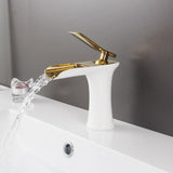 Bathroom Sink Faucet - Helfer Waterfall Basin Bathroom Sink Faucet Single handle - undefined - Signature Faucets