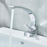 Bathroom Sink Faucet - Kastel Basin Faucets Modern Bathroom Mixer Tap Single Handle Single Hole Crane - undefined - Signature Faucets