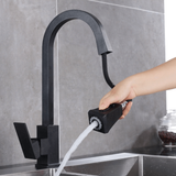 Kitchen Faucet - Besas Dual Function Pull Down Spout Kitchen Faucet - undefined - Signature Faucets