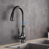 Kitchen Faucet - Victorian Single-Hole Kitchen Faucet With Pull Out Spout - undefined - Signature Faucets