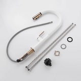 Kitchen Faucet - Laufer Single-Hole Kitchen Faucet With Pull Out Spring Spout - undefined - Signature Faucets