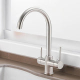 Kitchen Faucet - André Three Way Drinking Tap Dual Handle Kitchen Faucet - undefined - Signature Faucets