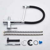 Kitchen Faucet - Ahronsohn Kitchen Faucet Single-Hole Dual Handle Pull-Down Spout with Water Filtering - undefined - Signature Faucets