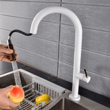 Kitchen Faucet - Laufer Single-Hole Kitchen Faucet With Pull Out Spring Spout - undefined - Signature Faucets