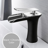 Bathroom Sink Faucet - Helfer Waterfall Basin Bathroom Sink Faucet Single handle - undefined - Signature Faucets
