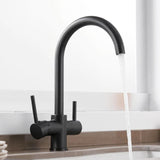 Kitchen Faucet - André Three Way Drinking Tap Dual Handle Kitchen Faucet - undefined - Signature Faucets