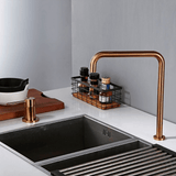 Kitchen Faucet - Dux 2-Hole Kitchen Faucet 360 Degree Swivel Spout - undefined - Signature Faucets