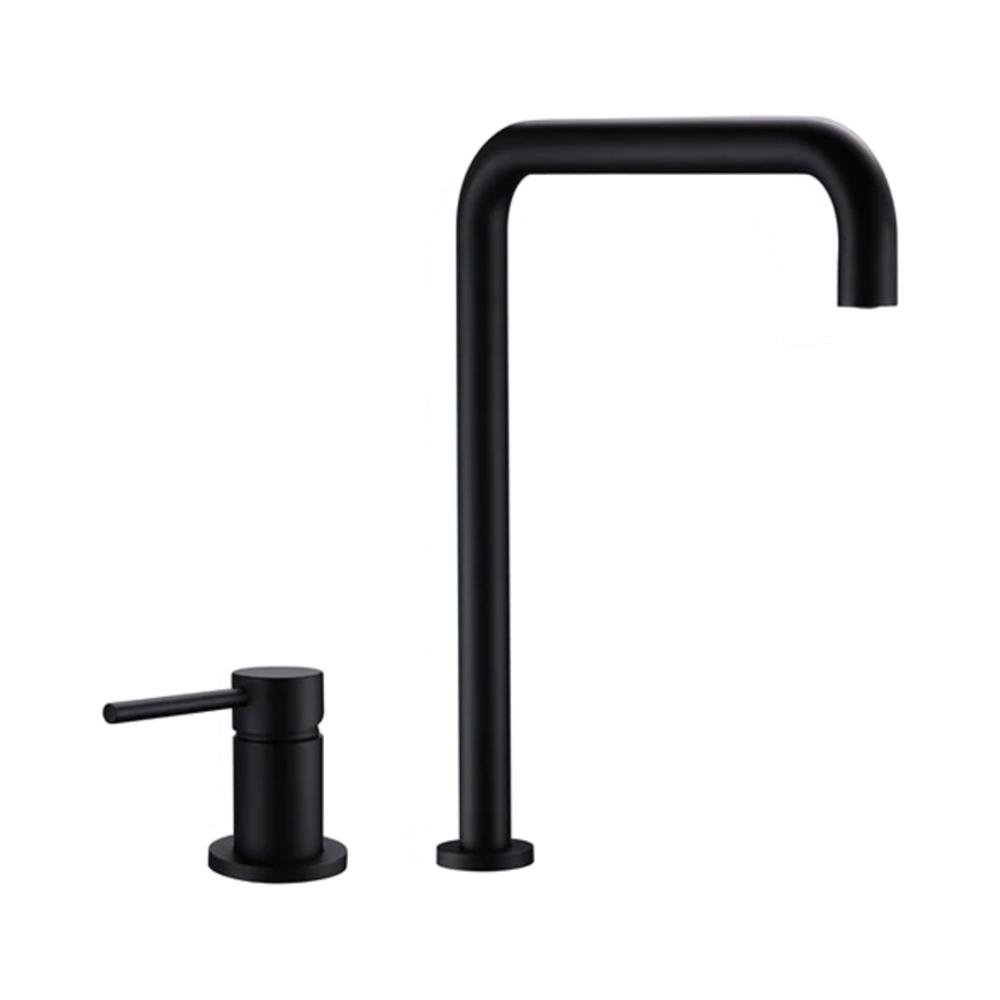 Kitchen Faucet - Dux 2-Hole Kitchen Faucet 360 Degree Swivel Spout - undefined - Signature Faucets