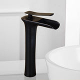 Bathroom Sink Faucet - Helfer Waterfall Basin Bathroom Sink Faucet Single handle - undefined - Signature Faucets