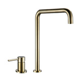 Kitchen Faucet - Dux 2-Hole Kitchen Faucet 360 Degree Swivel Spout - undefined - Signature Faucets