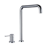 Kitchen Faucet - Dux 2-Hole Kitchen Faucet 360 Degree Swivel Spout - undefined - Signature Faucets