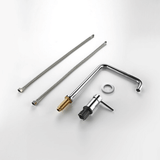 Kitchen Faucet - Dux 2-Hole Kitchen Faucet 360 Degree Swivel Spout - undefined - Signature Faucets