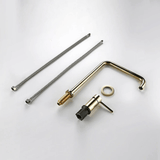 Kitchen Faucet - Dux 2-Hole Kitchen Faucet 360 Degree Swivel Spout - undefined - Signature Faucets