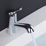 Bathroom Sink Faucet - Swarts Modern Brass Bathroom Faucet Single Hole - undefined - Signature Faucets