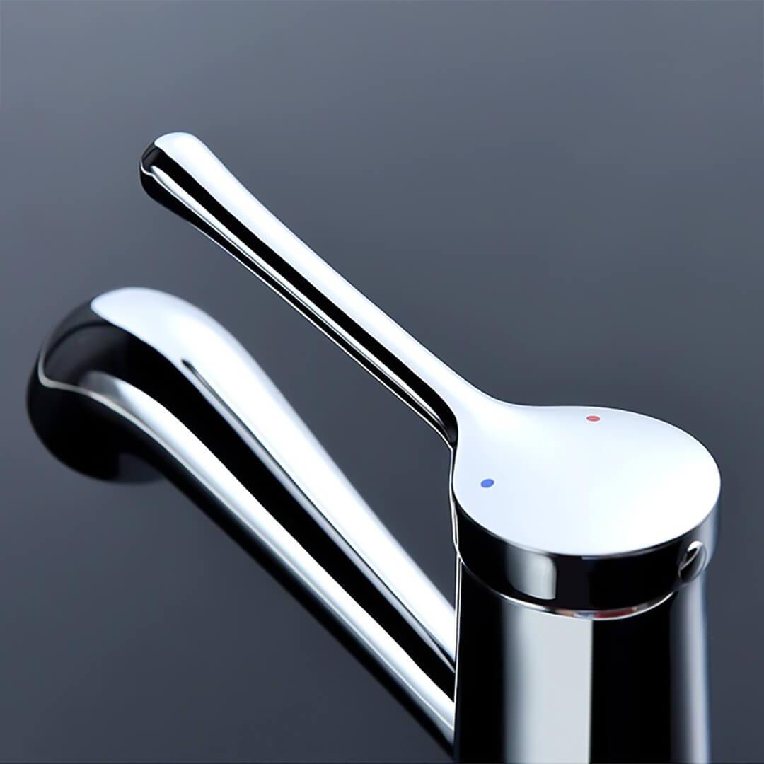 Bathroom Sink Faucet - Swarts Modern Brass Bathroom Faucet Single Hole - undefined - Signature Faucets