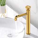 Bathroom Sink Faucet - Imdorf Industrial Style Brass Single Hole One Handle Bathroom Basin Faucet - undefined - Signature Faucets